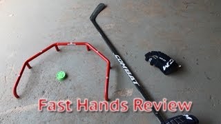 Fast Hands Review Ice Hockey Stickhandling Trainer Training Aid  Stick handling off ice [upl. by Harlie]