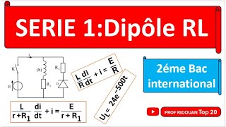 série dexercices dipôle RL [upl. by Seugram4]