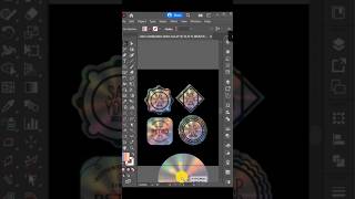 Create Eyecatching Holographic Stickers Design illustrator [upl. by Alliber618]