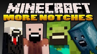 Minecraft More Notches Mod Showcase  Slender Notch [upl. by Yatnuahc]