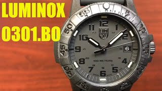 Luminox Leatherback Sea Turtle Blackout Watch 0301BO [upl. by Tinya752]