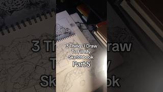 3 things I draw in my sketchbook artdoodleforyouforyoupageviralartistoftiktokhowtotipcute [upl. by Atteyram]