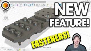 FASTENERS for Fusion 360 are Here New Feature [upl. by Thibault]