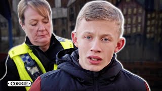 Dylan Is Arrested For Being In Possession Of A Knife  Coronation Street [upl. by Stonwin]