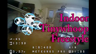 Indoor Tinywhoop Freestyle  Meteor 65 Pro BetaFPV [upl. by Alyk]