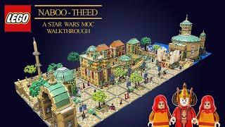 LEGO Naboo  Theed a Star Wars MOC  FINAL WALKTHROUGH [upl. by Nessie]