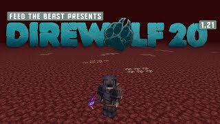 Nether Mining Dimension  Direwolf20 121 Ep 6 [upl. by Atthia370]