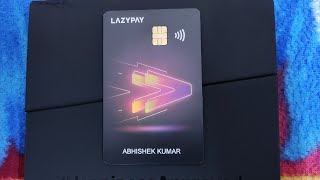 Lazypay Card First Look  5 Cashback 🔥🔥 [upl. by Conger]