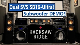 Dual SVS SB16Ultra  Subwoofer Demo 5  Dolby Atmos  DTSX  724 Klipsch amp SVS Home Theater [upl. by Nylek]