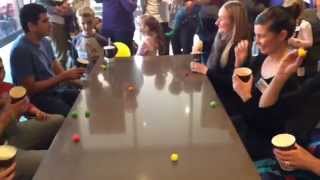 Pom Pom Minute to Win it game [upl. by Ademordna]