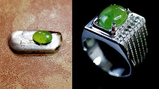 how do i make this ring  handmade silver ring for men [upl. by Mirelle]