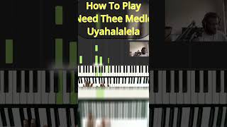 How To Play I Need Thee medley by Benjamin Dube Uyahalalela pianotutorial benjamindube [upl. by Gathard101]