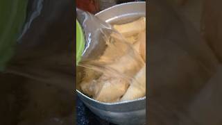 About to boil this ripe plantain at home  Accra Ghana Food streetfood [upl. by Devin394]