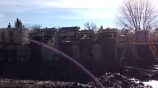 Raw video Enbridge pipeline construction [upl. by Xylina]