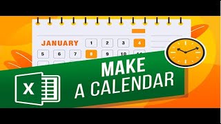 How To Make New Automated Monthly Dynamic Calendar In Excel  No VBA [upl. by Amalee]