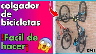 🚴GRAN IDEA PARA COLGAR TUS BICICLETAS APRENDAMOS COMO HACERLO 🚴 ElMuebleModerno [upl. by Gregson]