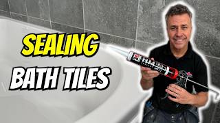 How to Seal a Bath  60 Second DIY Tips  FEATURING HM SEALANT3csealants [upl. by Eitsud]