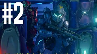 Halo 5 Guardians CoOp  Quite The Entrance  Walkthrough Part 2 [upl. by Louie23]