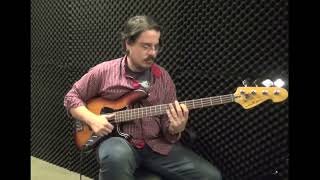 Sandberg Electra TT4 Jazz Bass Demo [upl. by Carmela]