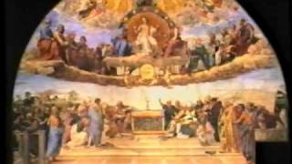 Raphaels Fresco of the Disputa of the Vaticans Stanza della Segnatura [upl. by Eelarac]