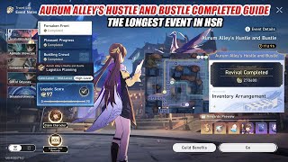 HSR Aurum Alleys Hustle and Bustle 13 Longest Event Completed Guide  Logistics Planning 90 [upl. by Cherilyn]