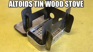 Altoids Tin Wood Stove [upl. by Annyrb]