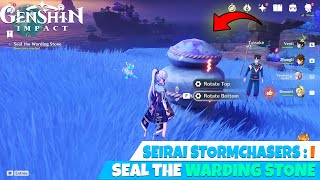 Seal the warding stone Puzzle Genshin Impact Part 1 [upl. by Adnilab314]