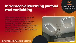 Infrarood Verwarming Plafond met Verlichting  Infrarood Verwarming Soest [upl. by Mark]