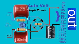 Convert 220v ac to 3v 6v 12v 24v 48v 60v 98v 110v 120v DC Led driver multi output converter [upl. by Teddi]