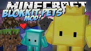 Minecraft  BLOKKIT PETS MOD King Gerard is Here  Mod Showcase [upl. by Lyndell]