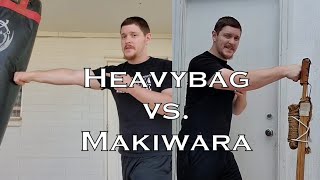 Heavybag vs Makiwara [upl. by Sylvan]