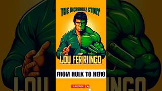 The Incredible Story of the Original Hulk Lou Ferrigno marvel louferrigno fitness hulksmash [upl. by Idak]