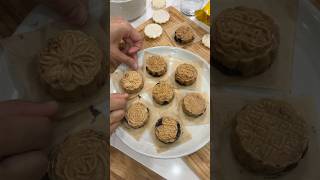 2Ingredient Mooncake Recipe No baking shorts mooncake dairyfreedessert [upl. by Udella]