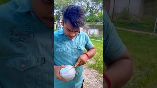 BIG ALUMINIUM FOIL BALL CATING 😵 Bengali mini blog shorts minivlog [upl. by Christin]