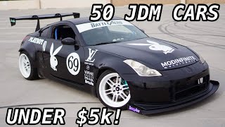 The 50 BEST JDM Sports Cars For Less Than 5k [upl. by Sillaw]