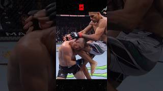 Pereiras FLYING KNEE Knockout [upl. by Yuzik]