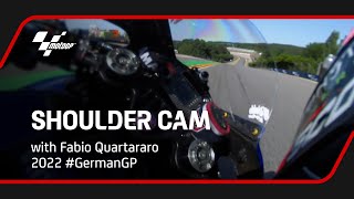 Fabio Quartararos Shoulder Cam  2022 GermanGP [upl. by Gytle406]