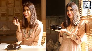 Aahana Kumra Celebrates Birthday With Media  LehrenTV [upl. by Amjan261]