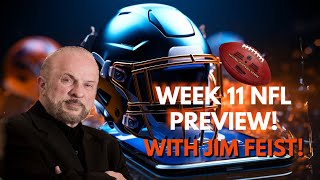 Hall of Fame Handicapper Jim Feist on NFL Week 11 [upl. by Rettig]