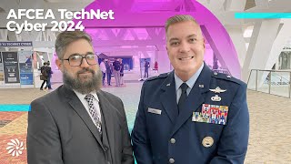 AFCEA TechNet Cyber Interview with Brig Gen Michael Cornell [upl. by Eimar]