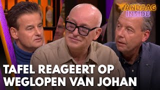 Vandaag Insidetafel reageert uitgebreid op het weglopen van Johan Derksen  VANDAAG INSIDE [upl. by Covell802]