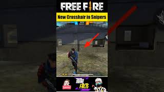 New Crosshair Added For All Snipers 🎯 OB47 Update Free Fire [upl. by Gauntlett]