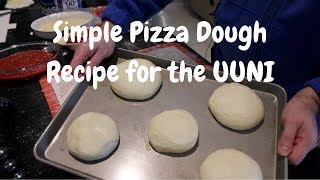 Simple UUNI OONI Pizza Oven Dough Recipe [upl. by Ardnasak42]