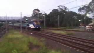 Countrylink XPT passes Toongabbie [upl. by Medarda713]