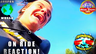 Spinball Whizzer  Rider Cam POV Alton Towers  2024 [upl. by Trevlac]