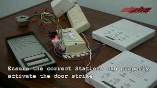 IA543 Intercom Setup Step 3  Wiring and Testing [upl. by Labinnah859]