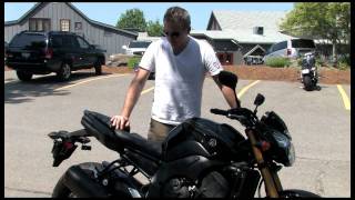 Testing the 2011 Yamaha FZ8 and Yamaha Fazer 8 [upl. by Adnovoj]