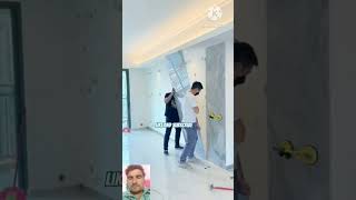 3D full size wall tiles fitting 🔥shortvideo [upl. by Asyl]