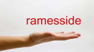 How to Pronounce ramesside  American English [upl. by Arataj]