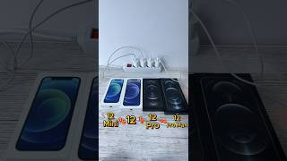 iPhone 12 Mini VS 12 VS 12 Pro VS 12 Pro Max Power On Boot Speed Test Comparision [upl. by Fitalludba210]